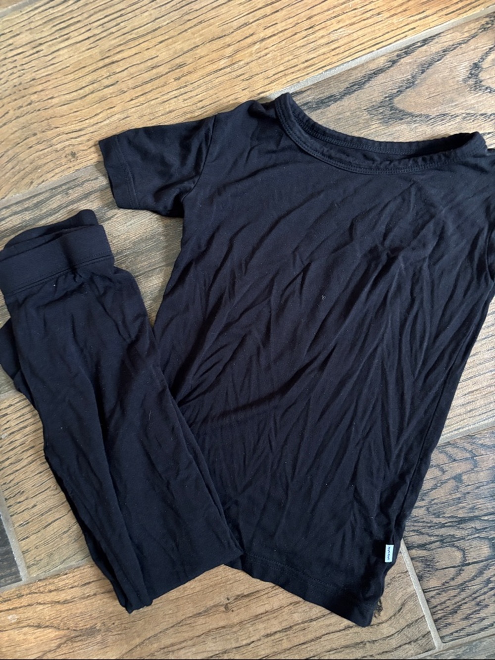 Little Sleepies Black Kids Pajama Set
